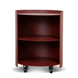 Morena 37cm Round Side Table - Burgundy Red Side Table Bo Craft-Core