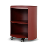 Morena 37cm Round Side Table - Burgundy Red Side Table Bo Craft-Core