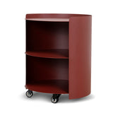 Morena 37cm Round Side Table - Burgundy Red Side Table Bo Craft-Core