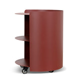 Morena 37cm Round Side Table - Burgundy Red Side Table Bo Craft-Core