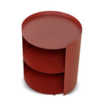 Morena 37cm Round Side Table - Burgundy Red Side Table Bo Craft-Core