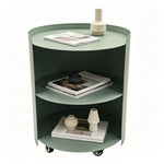 Morena 37cm Round Side Table - Sage Green Bo Craft-Core