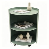 Morena 37cm Round Side Table - Sage Green Bo Craft-Core