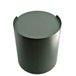 Morena 37cm Round Side Table - Sage Green Bo Craft-Core