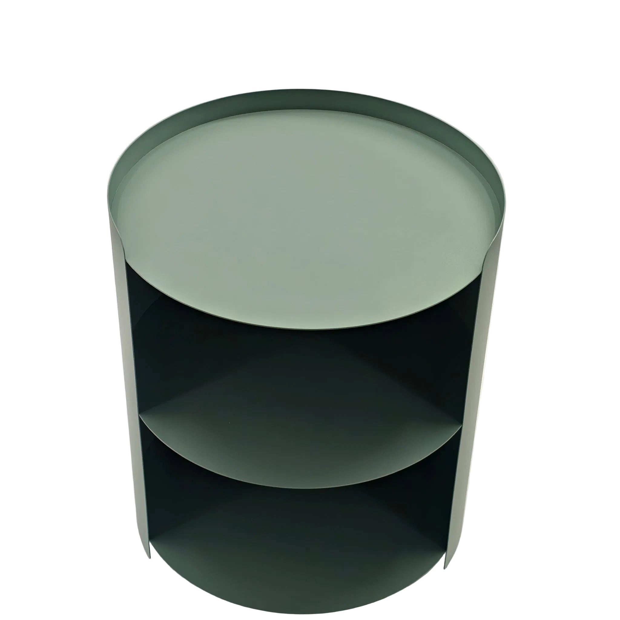 Morena 37cm Round Side Table - Sage Green Bo Craft-Core