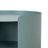 Morena 37cm Round Side Table - Sage Green