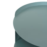 Morena 37cm Round Side Table - Sage Green
