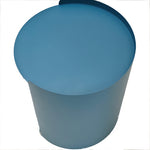 Morena 37cm Round Side Table - Navy Blue Bo Craft-Core
