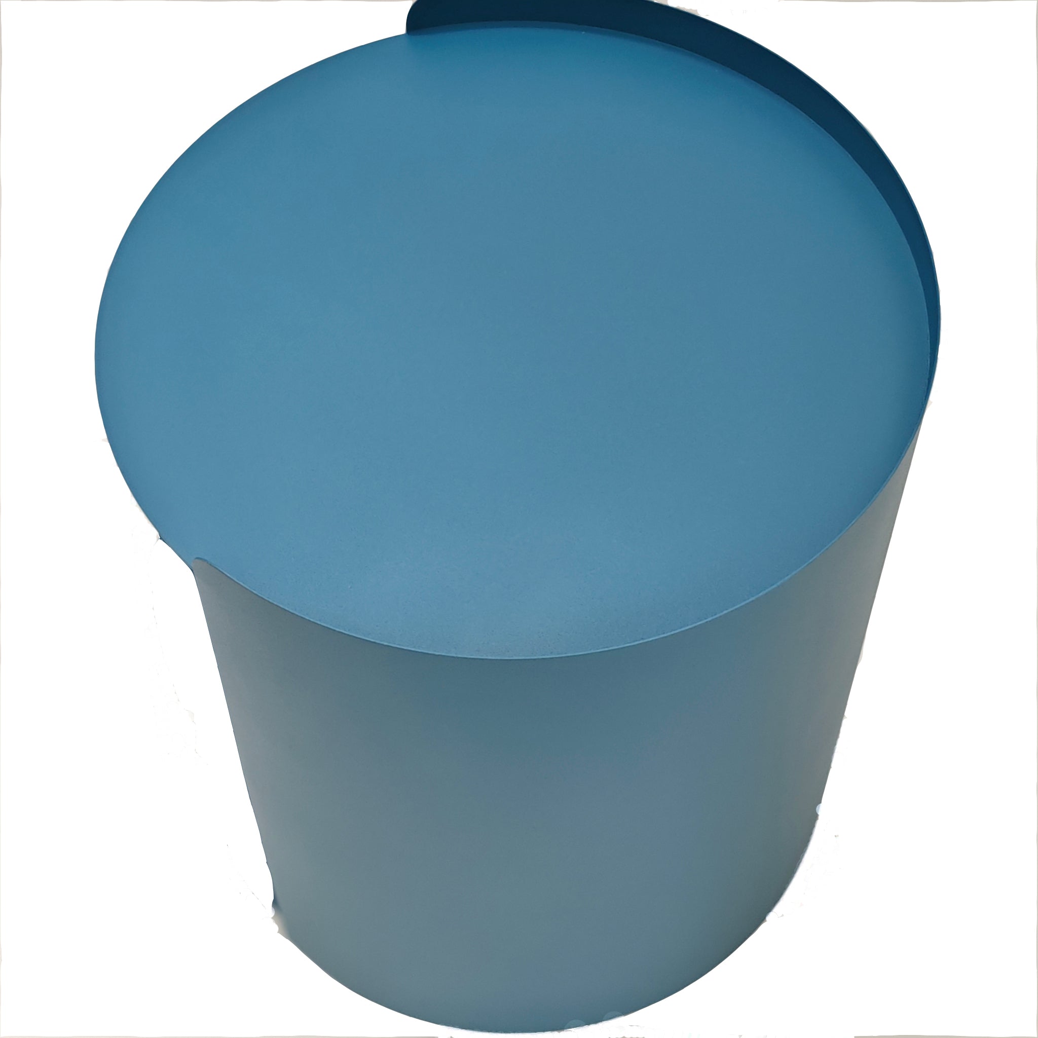 Morena 37cm Round Side Table - Navy Blue Bo Craft-Core