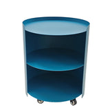Morena 37cm Round Side Table - Navy Blue Bo Craft-Core