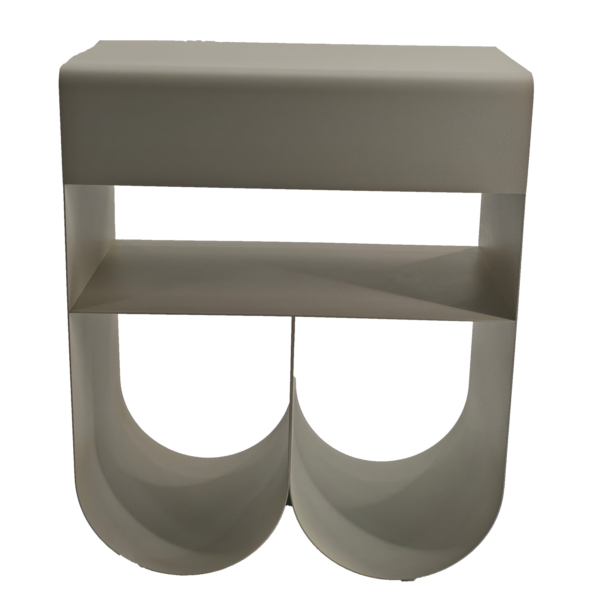 Orvieto 40cm Side Table - Almond Milk Bo Craft-Core