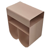 Orvieto 40cm Side Table - Rose Smoke Bo Craft-Core