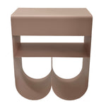 Orvieto 40cm Side Table - Rose Smoke Bo Craft-Core