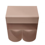 Orvieto 40cm Side Table - Rose Smoke Bo Craft-Core