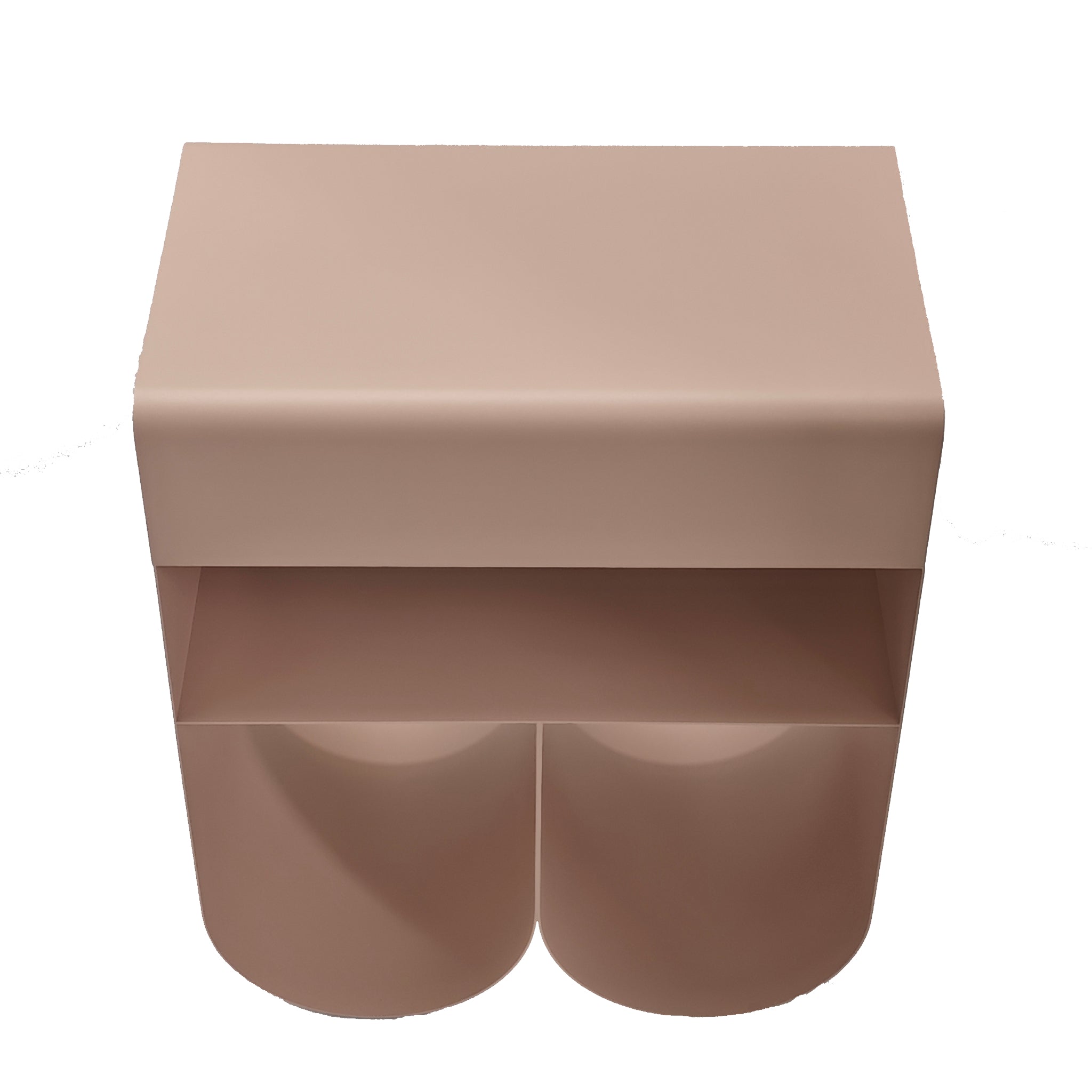 Orvieto 40cm Side Table - Rose Smoke Bo Craft-Core