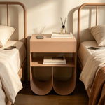 Orvieto 40cm Side Table - Rose Smoke Bo Craft-Core