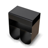 Orvieto 40cm Side Table - Full Black