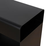 Orvieto 40cm Side Table - Full Black