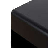 Orvieto 40cm Side Table - Full Black