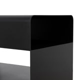 Orvieto 40cm Side Table - Full Black