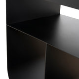 Orvieto 40cm Side Table - Full Black