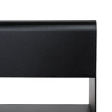 Orvieto 40cm Side Table - Full Black