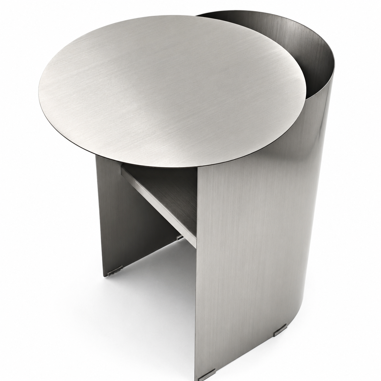 Solveta 38cm Side Table - Stainless Steel Bo Craft-Core