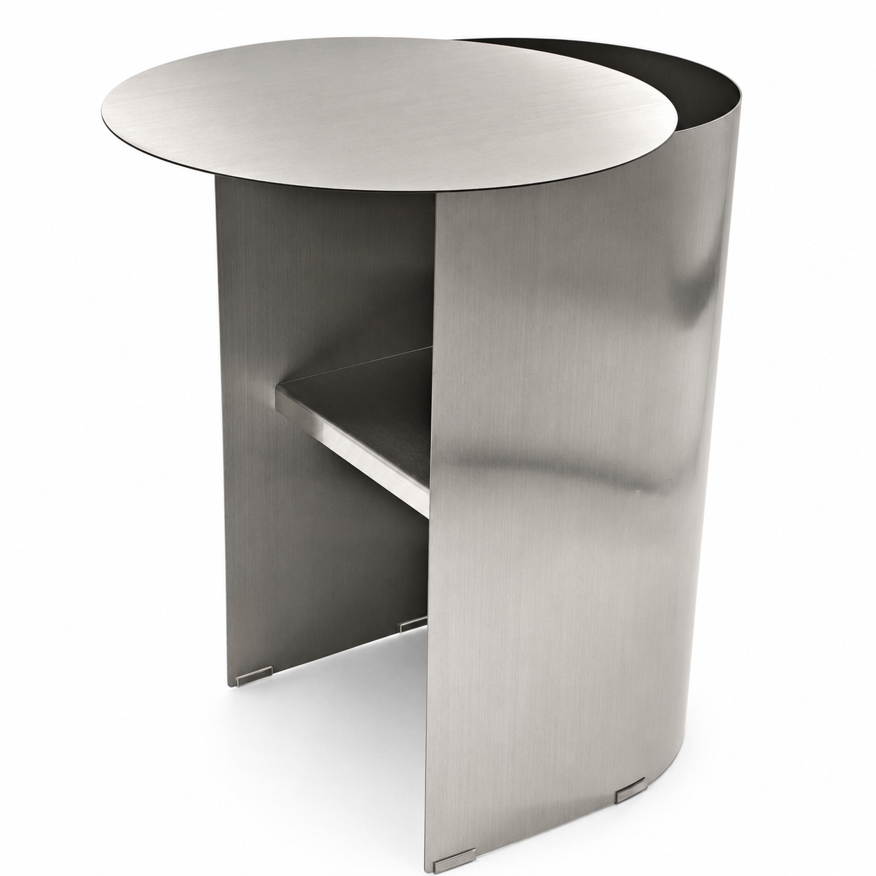 Solveta 38cm Side Table - Stainless Steel Bo Craft-Core