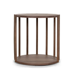Ex Display - Elsen 45cm Round Side Table - Walnut Side Table Better B-Core