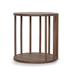 Ex Display - Elsen 45cm Round Side Table - Walnut Side Table Better B-Core