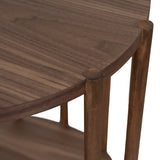 Ex Display - Elsen 45cm Round Side Table - Walnut Side Table Better B-Core