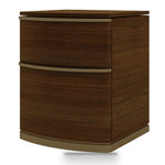 Tristan 45.8cm Bedside Table - Walnut Bedside Table VN-Core