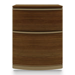 Tristan 45.8cm Bedside Table - Walnut Bedside Table VN-Core