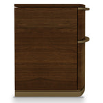 Tristan 45.8cm Bedside Table - Walnut Bedside Table VN-Core