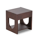 Bodil 50cm Side Table - Walnut Table Diro-Core