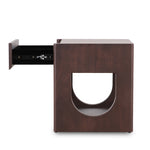Bodil 50cm Side Table - Walnut Table Diro-Core