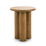 Marro 40cm Round Side Table - Natural