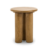 Marro 40cm Round Side Table - Natural