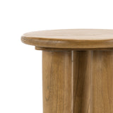 Marro 40cm Round Side Table - Natural