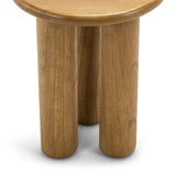 Marro 40cm Round Side Table - Natural