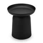 Orvano 45cm Round Side Table - Matte Black Side Table Eastern-Local