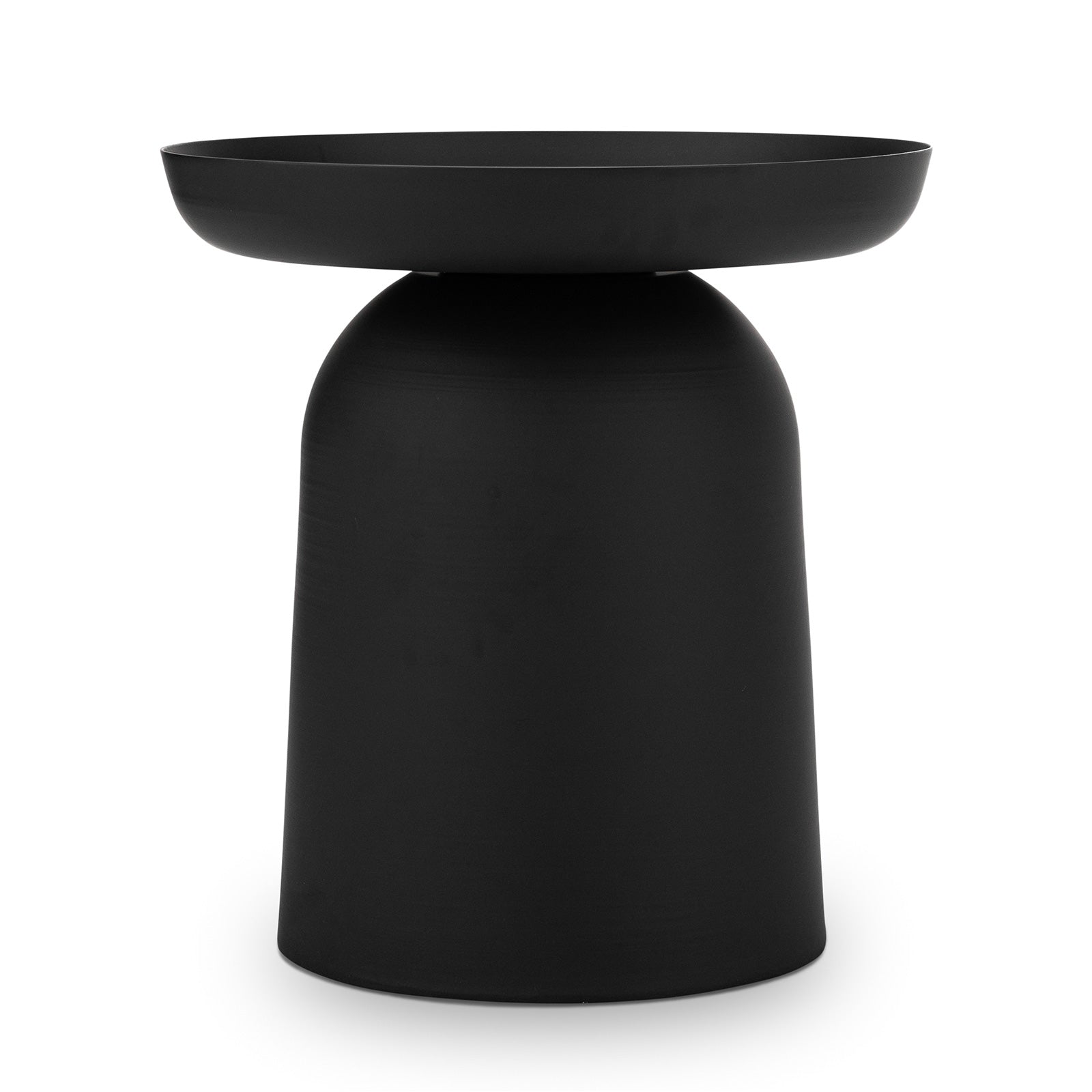 Orvano 45cm Round Side Table - Matte Black Side Table Eastern-Local