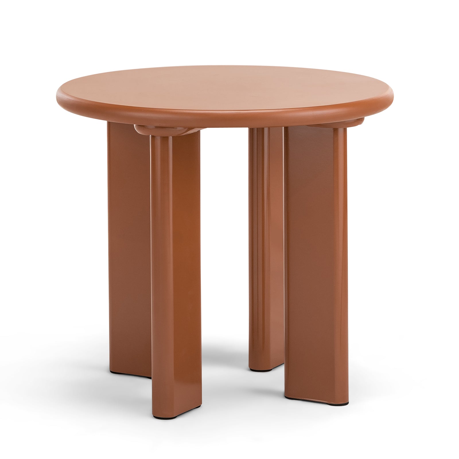 Terren 50cm Round Side Table - Muted Terracotta Table Eastern-Local