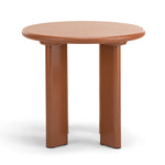 Terren 50cm Round Side Table - Muted Terracotta Table Eastern-Local