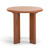 Terren 50cm Round Side Table - Muted Terracotta Table Eastern-Local