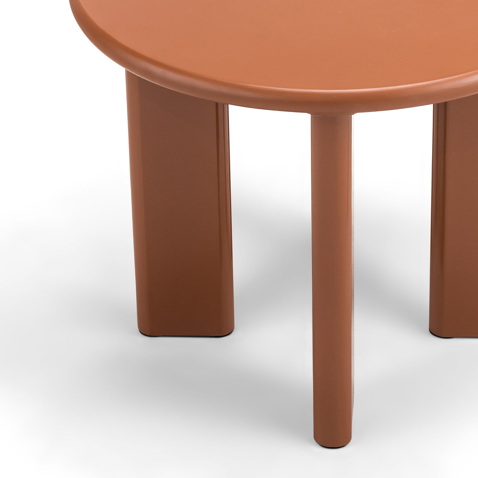 Terren 50cm Round Side Table - Muted Terracotta Table Eastern-Local