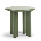Terren 50cm Round Side Table - Olive Green Table Eastern-Local