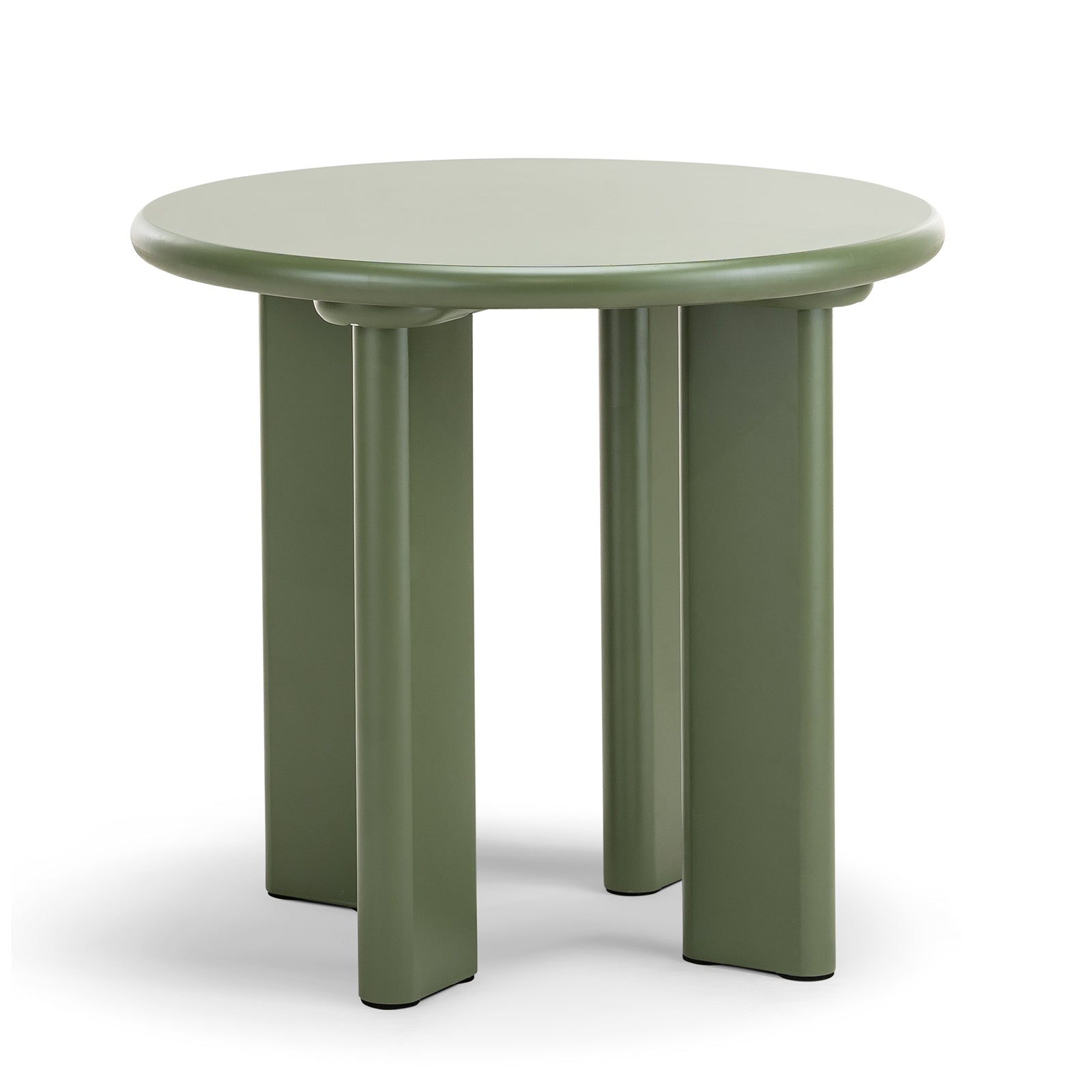 Terren 50cm Round Side Table - Olive Green Table Eastern-Local