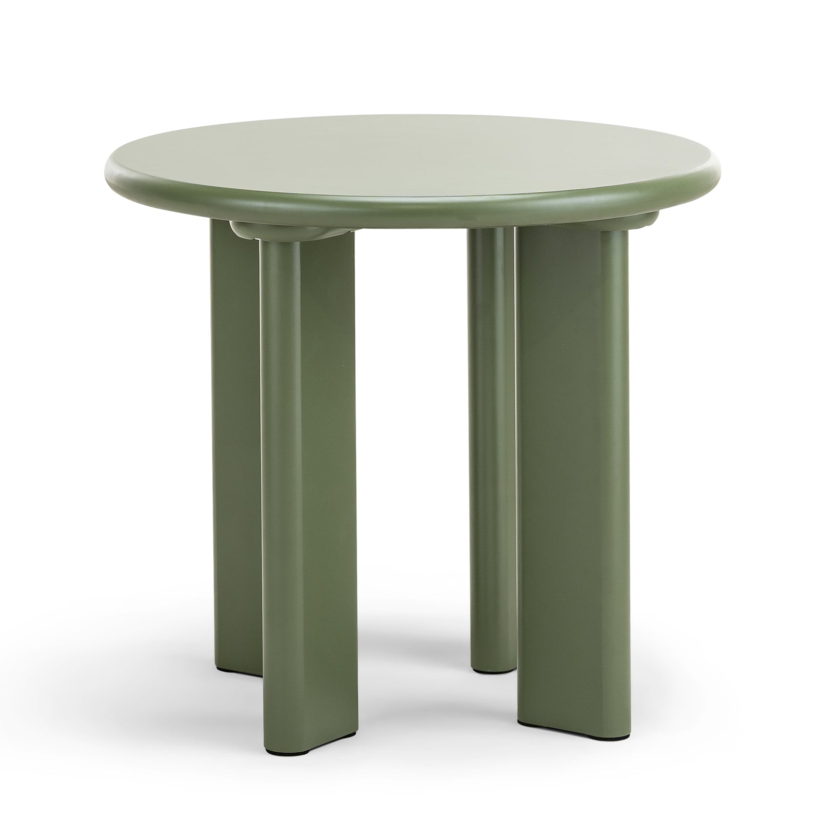 Terren 50cm Round Side Table - Olive Green Table Eastern-Local