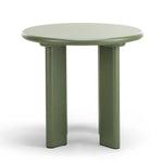 Terren 50cm Round Side Table - Olive Green Table Eastern-Local
